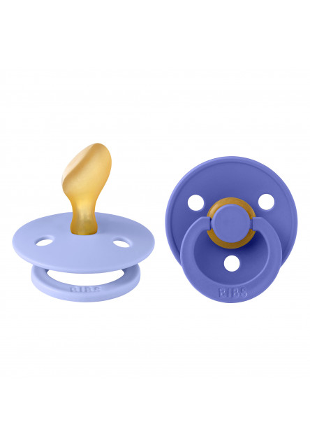 BIBS Colour anatomické cumlíky z prírodného kaučuku 2 ks - veľkosť 1 (Hush / Grape)