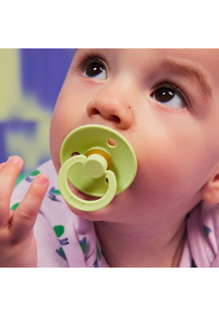 BIBS Colour anatomické cumlíky z prírodného kaučuku 2 ks - veľkosť 1 (Hush / Grape)