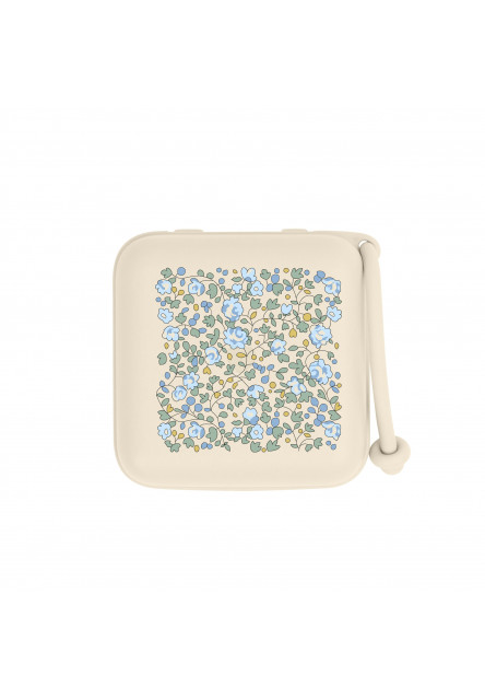 BIBS x LIBERTY krabička na cumlíky (Oscar Meadow Blossom)