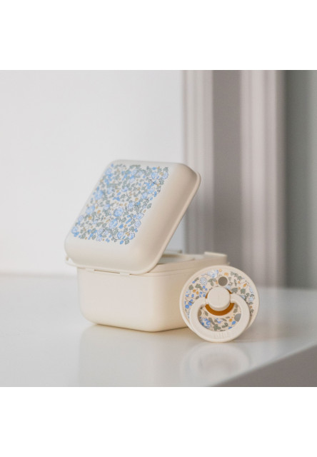 BIBS x LIBERTY krabička na cumlíky (Oscar Meadow Blossom)