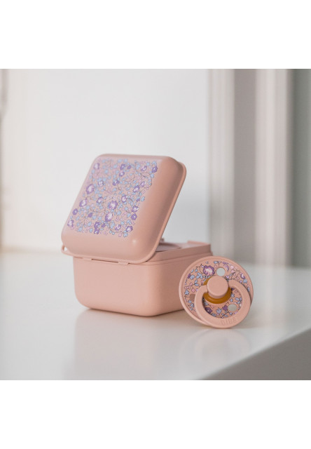 BIBS x LIBERTY krabička na cumlíky (Oscar Meadow Blossom)