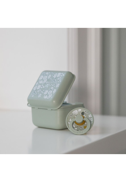 BIBS x LIBERTY krabička na cumlíky (Chloe Meadow Ivory)