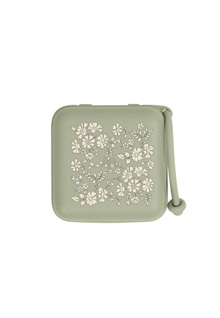 BIBS x LIBERTY krabička na cumlíky (Chloe Meadow Ivory)