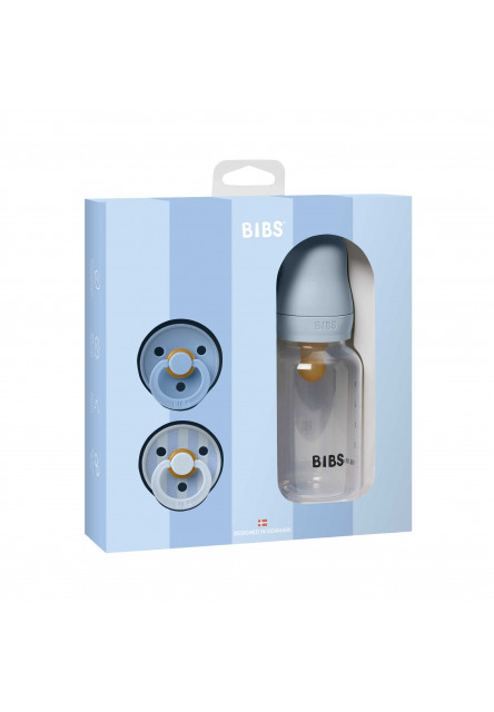 BIBS Sprinkle darčekový set (Baby Blue)
