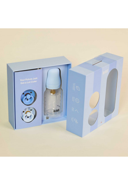 BIBS Sprinkle darčekový set (Baby Blue)