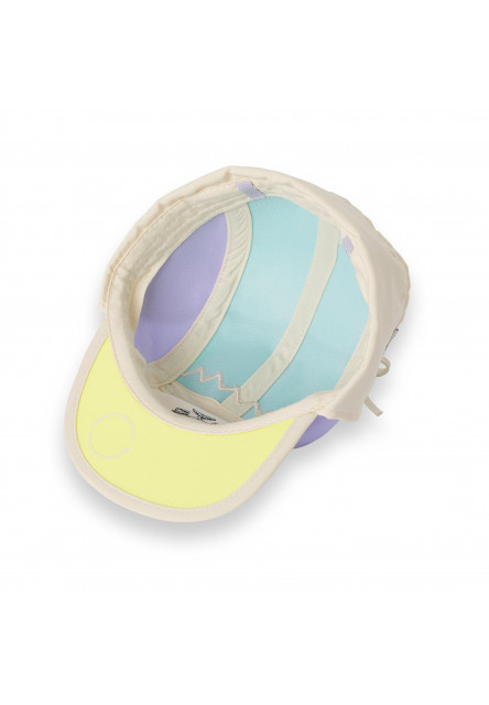 KiETLA FUN LION šiltovka s UV ochranou a ochranou krku - Lion Green (46 - 49 cm)