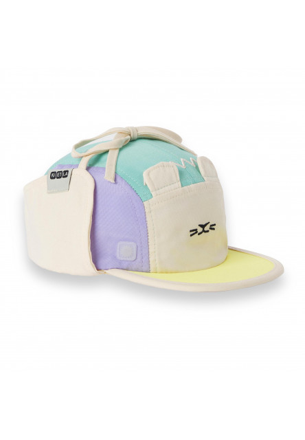 KiETLA FUN LION šiltovka s UV ochranou a ochranou krku - Lion Green (49 - 51 cm)