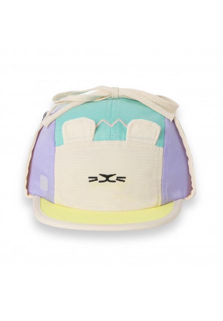 KiETLA FUN LION šiltovka s UV ochranou a ochranou krku - Lion Green (51 - 53 cm)