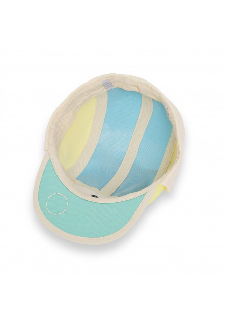 KiETLA FUN OURS‘ON šiltovka s UV ochranou a ochranou krku - Bear Blue (42 - 45 cm)