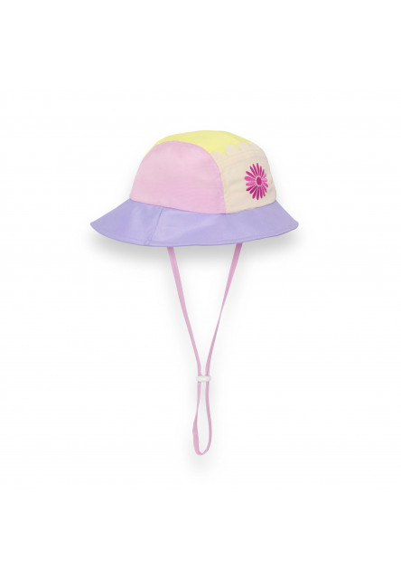 KiETLA FUN FLEUR klobúčik s UV ochranou - Flower Yellow (49 - 51 cm)