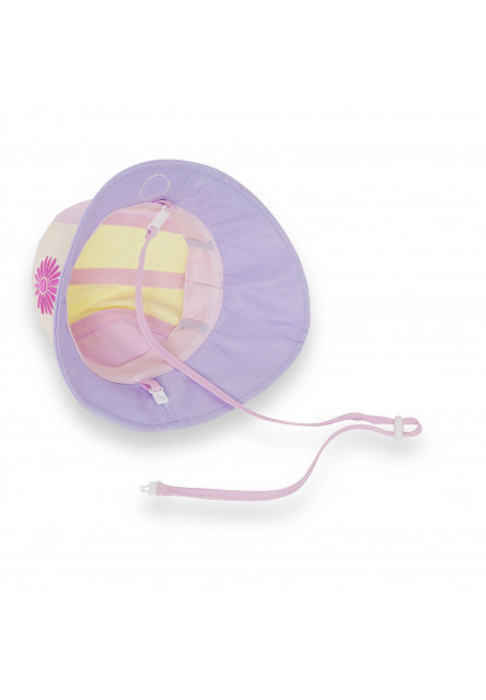 KiETLA FUN FLEUR klobúčik s UV ochranou - Flower Yellow (51 - 53 cm)