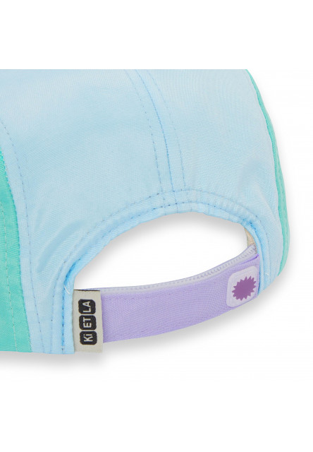 KiETLA ICONIK šiltovka s UV ochranou - Blue Fun (53 - 55 cm)