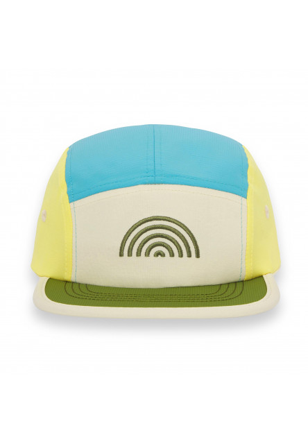 KiETLA ICONIK šiltovka s UV ochranou - Blue Rainbow (53 - 55 cm)