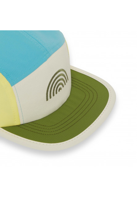 KiETLA ICONIK šiltovka s UV ochranou - Blue Rainbow (55 - 57 cm)