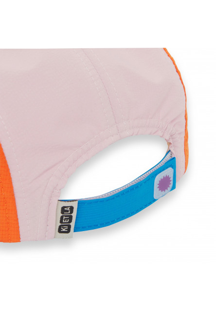 KiETLA ICONIK šiltovka s UV ochranou - Pink Love (55 - 57 cm)