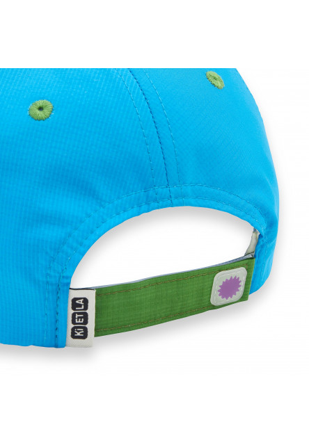 KiETLA ICONIK Baseball šiltovka s UV ochranou - Blue Fun (51 - 53 cm)