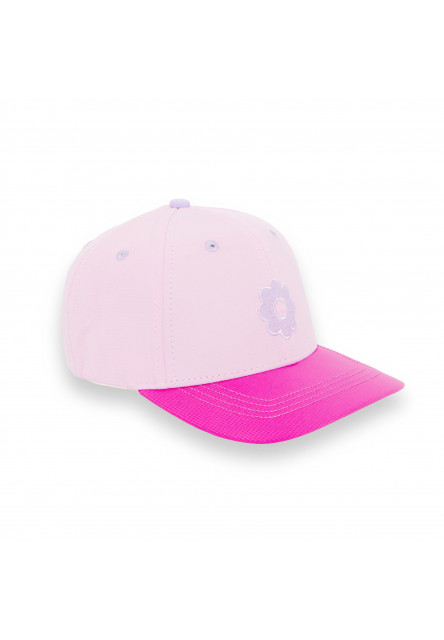 KiETLA ICONIK Baseball šiltovka s UV ochranou - Pink Flower (53 - 55 cm)