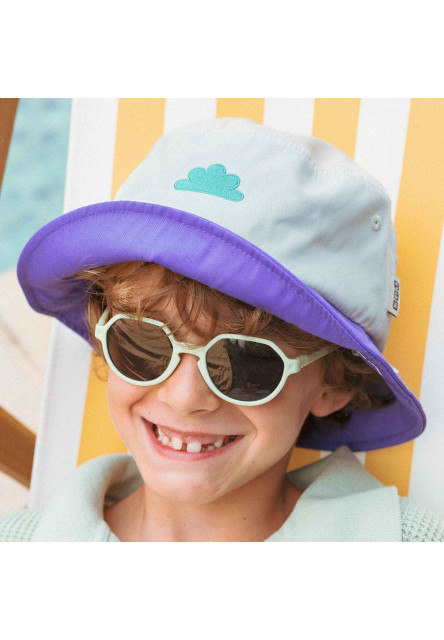 KiETLA ICONIK klobúčik s UV ochranou - Green Cloud (49 - 51 cm)