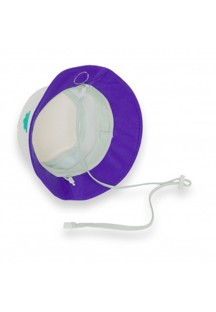 KiETLA ICONIK klobúčik s UV ochranou - Pink Flower (51 - 53 cm)