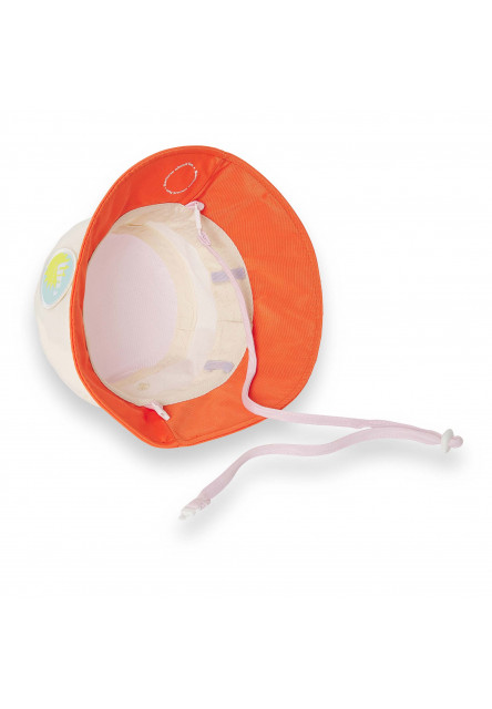 KiETLA VIBE klobúčik s UV ochranou - Orange (53 - 55 cm)