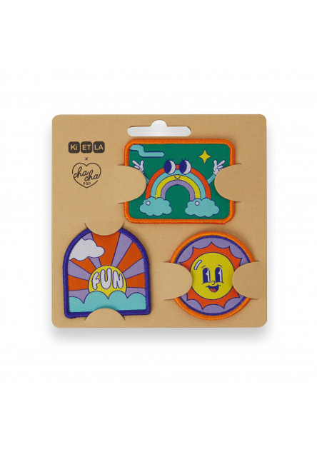 KiETLA nášivky na suchý zips (Flower)