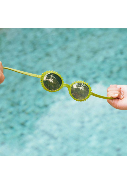 KiETLA slnečné okuliare FLEUR 0-1 rok (Butter)