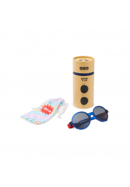 KiETLA slnečné okuliare POP 4-7 rokov (Navy Red)