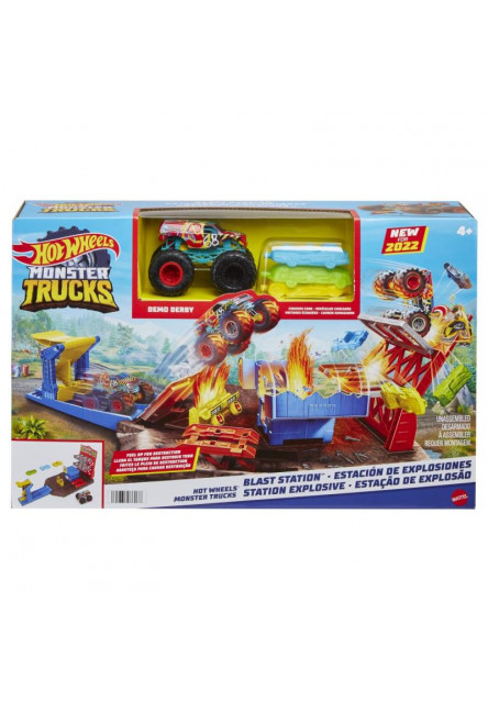 HW MONSTER TRUCKS VÝBUŠNÁ STANICA