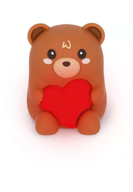 Strúhadlo Legami - Light-Up Pen. Sharpener Cont. - Sharpening Is Magic - Teddy Bear