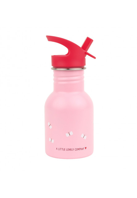 A Little Lovely Company – antikorová jednostenná fľaša na pitie, 350 ml – veselé čerešničky