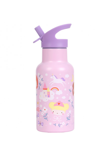 A Little Lovely Company – antikorová fľaša na pitie, 350 ml – princezné