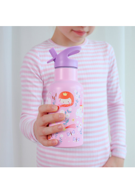 A Little Lovely Company – antikorová fľaša na pitie, 350 ml – princezné