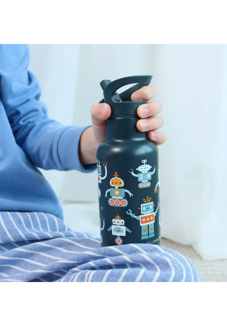 A Little Lovely Company – antikorová fľaša na pitie, 350 ml – roboty