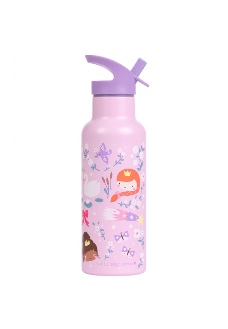 A Little Lovely Company – antikorová fľaša na pitie, 500 ml – princezné