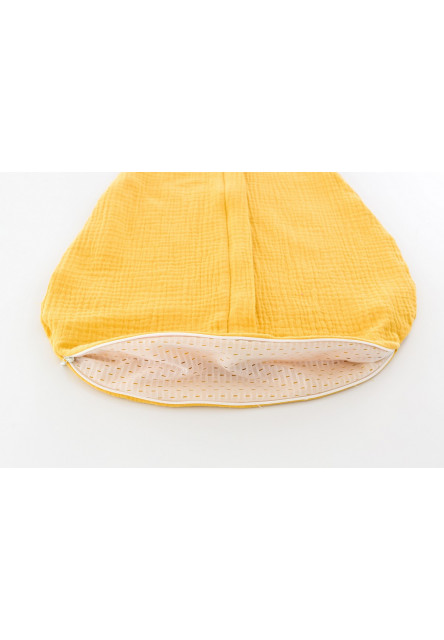 Letní spací pytel Liebmich Musselin Senfgelb 110 cm