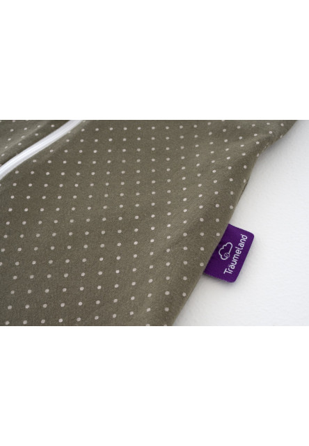 Letní spací pytel Liebmich Pünktchen Oliv 60 cm