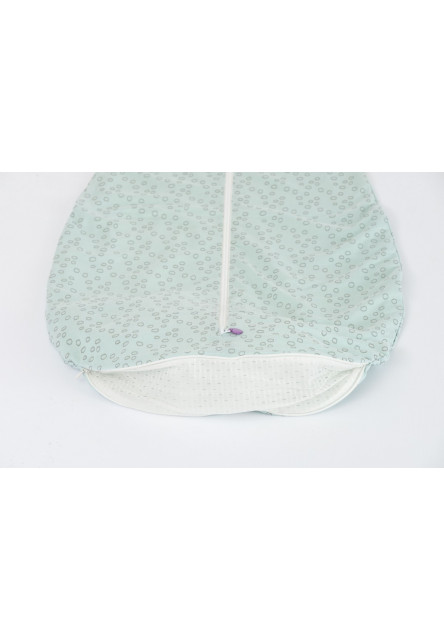 Letní spací pytel Liebmich Tencel Kreise mint 110 cm