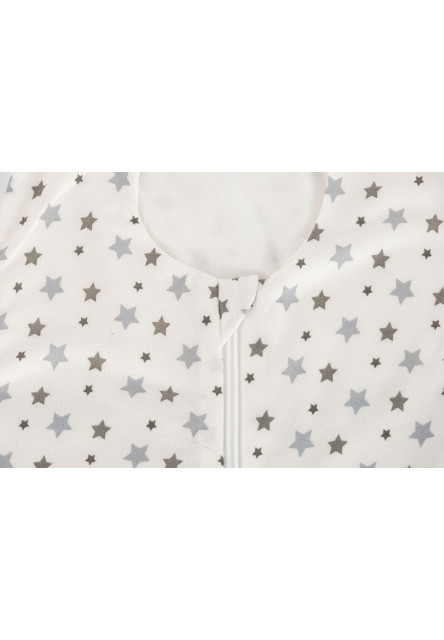 Letní spací pytel Liebmich Tencel Weiß mit grauen Sternen 90 cm