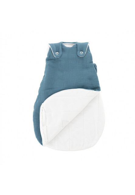 Vnější spací pytel Liebmich Musselin Jeansblau 62/68