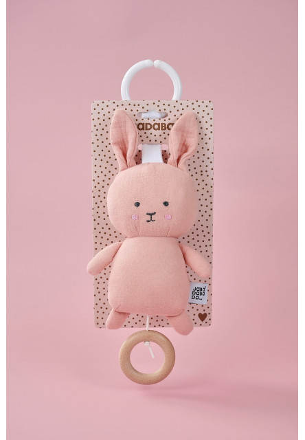 Bunny Hudební hračka růžová