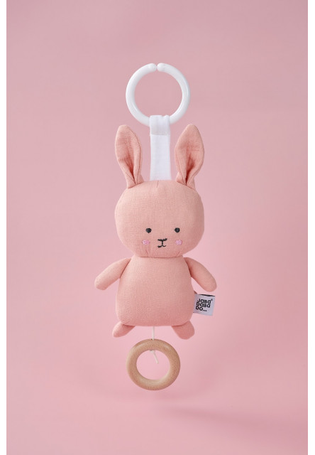 Bunny Hudební hračka růžová