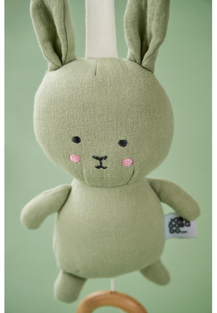 Bunny Hudební hračka zelená