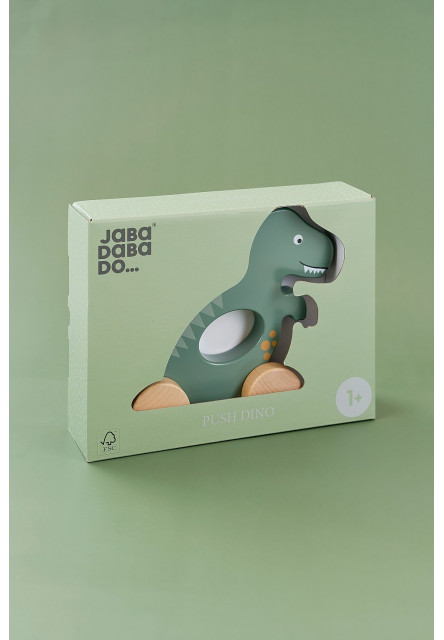 Dinosaurus na kolečkách zelený