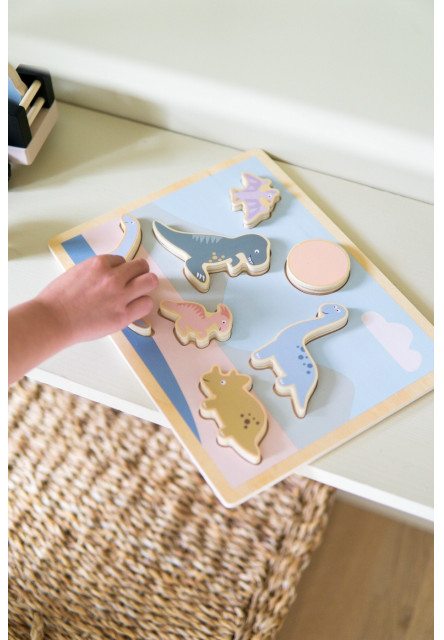 Puzzle vkládačka Dino