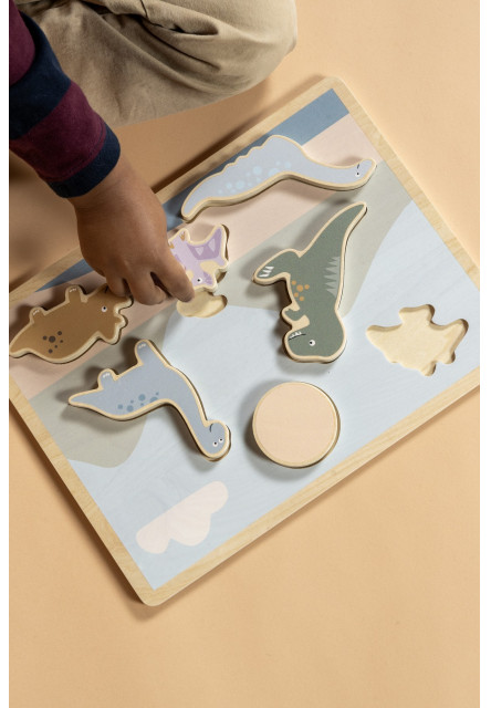 Puzzle vkládačka Dino