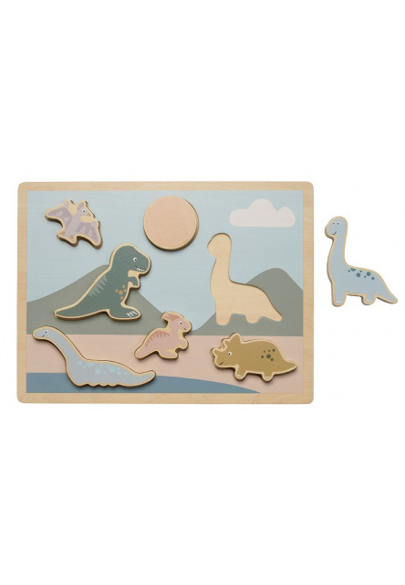 Puzzle vkládačka Dino