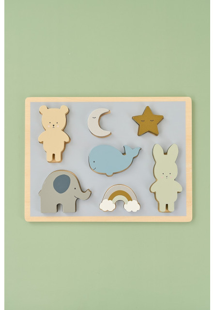 Puzzle vkládačka Medvídek