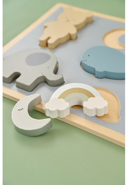 Puzzle vkládačka Medvídek