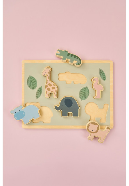 Puzzle vkládačka Safari