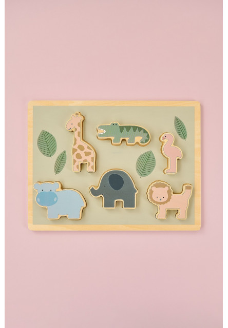 Puzzle vkládačka Safari